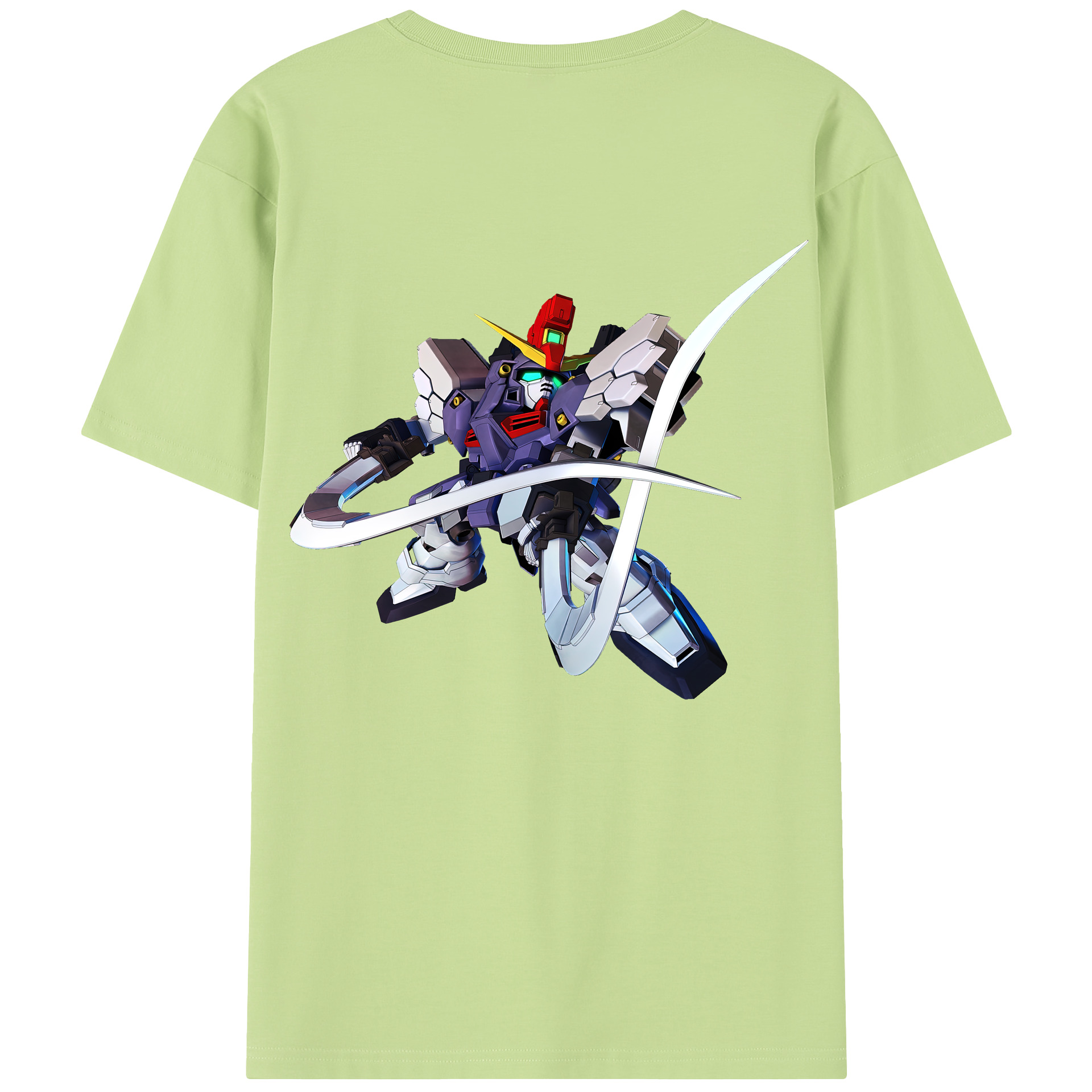 （画像用） 機動戦士ガンダム Mobile Suit Gundam 綿100％半袖Tシャツ（背面プリント）
